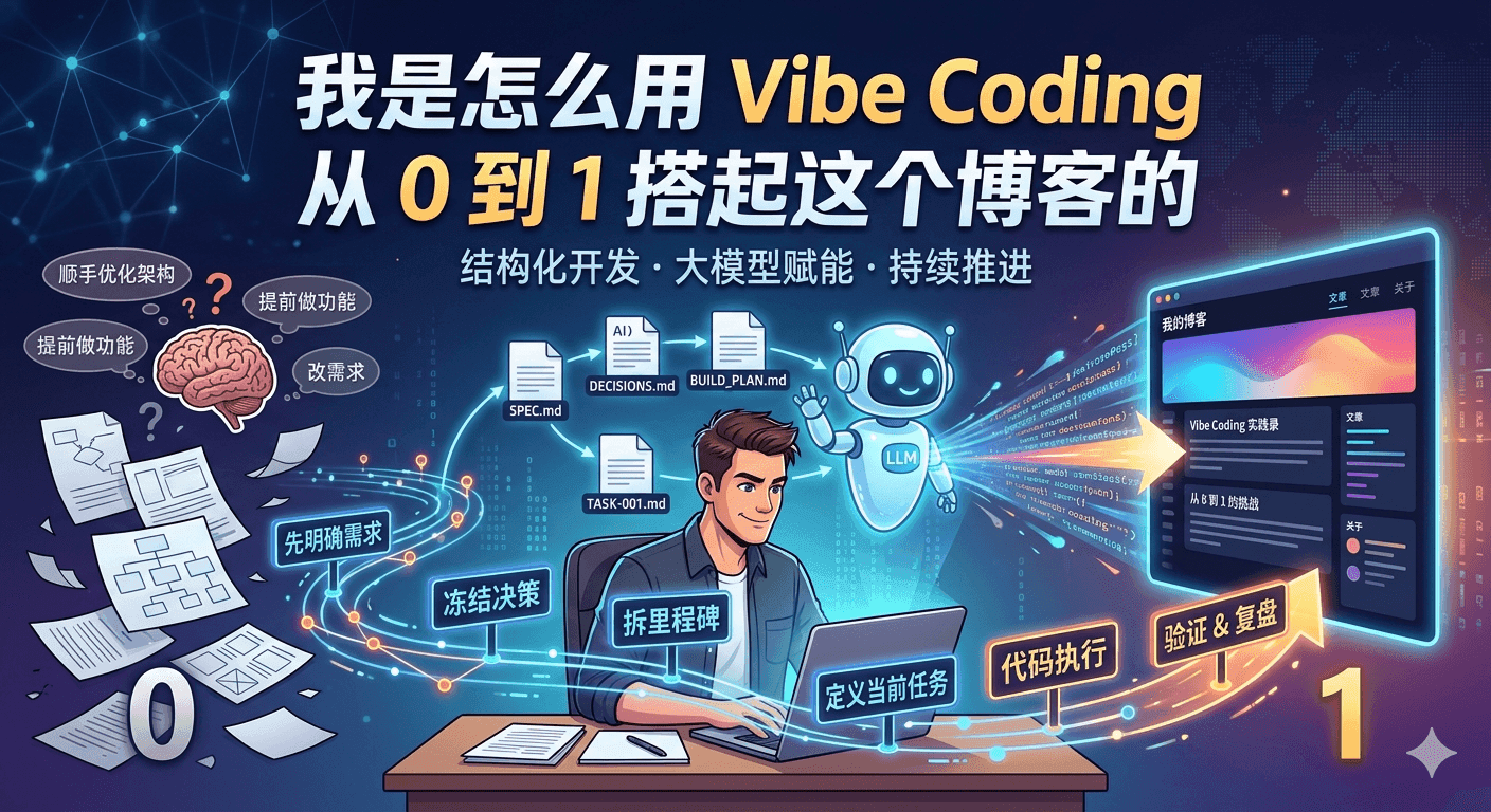 我是怎么用 Vibe Coding 搭起这个博客的